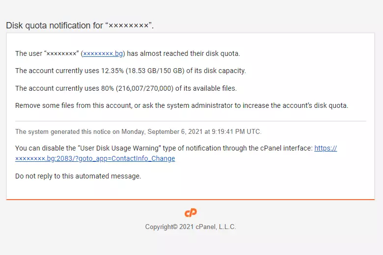 Inodes Quota Example