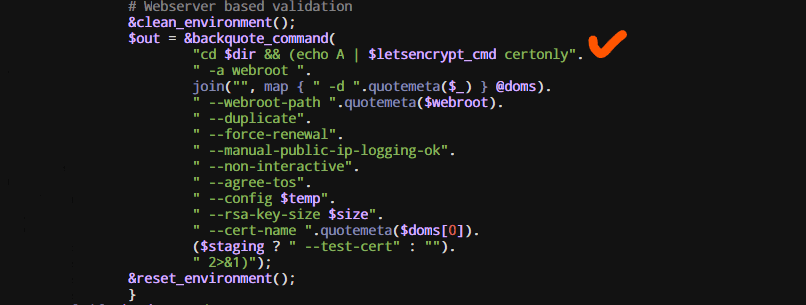 Let's Encrypt on Ubuntu 20.04 LTS certbot-only fix