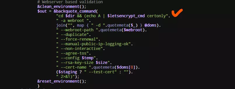 Let's Encrypt on Ubuntu 20.04 LTS certbot-only fix